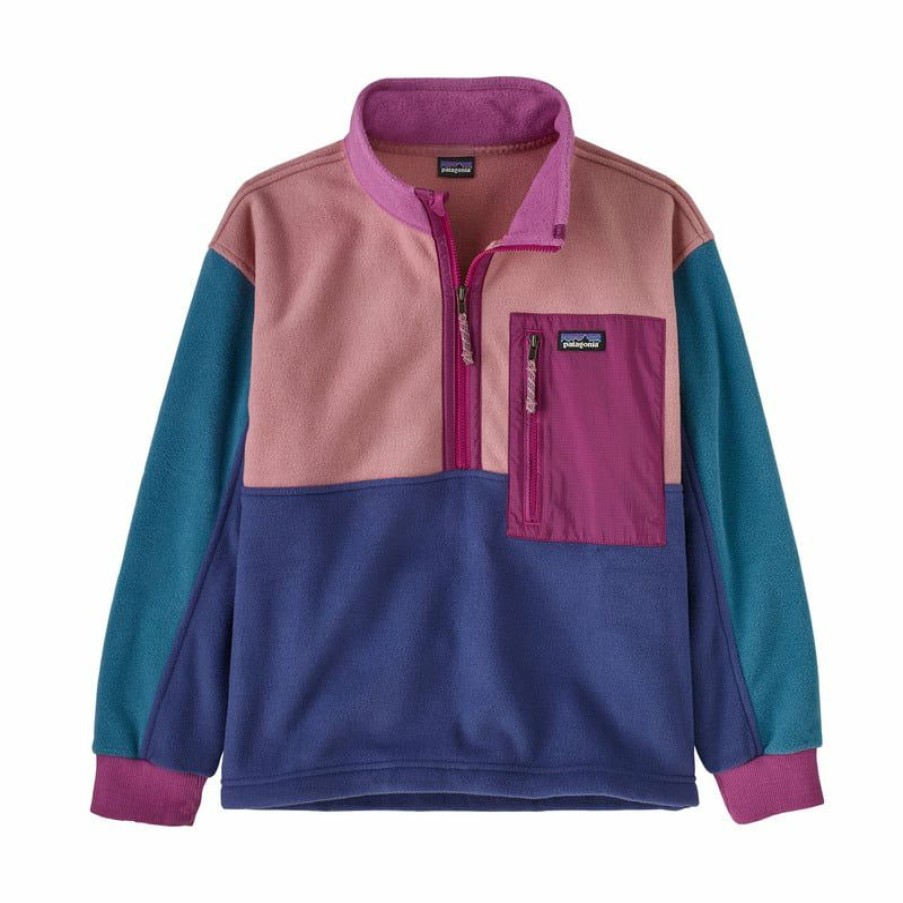 Apparel * | Patagonia Microdini 1/2 Zip Pullover Kid'S