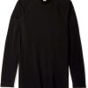 Apparel * | Military Fleece Crew Men'S Black