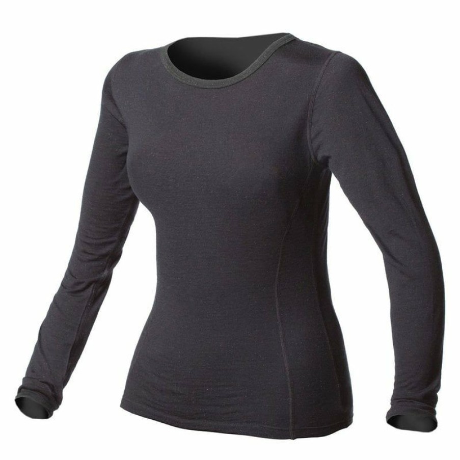 Apparel * | Ossipee Midweight Crew Regular Women'S Black