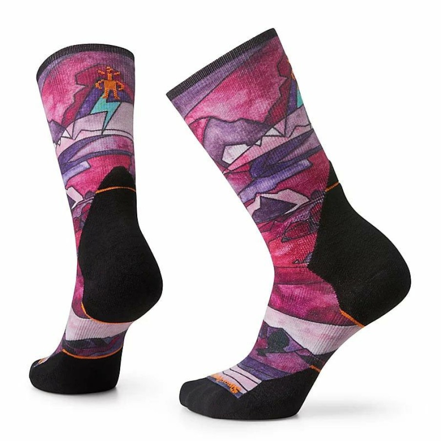 Accessories * | Smartwool Athlete Edition Run Mountain Print Crew Women'S