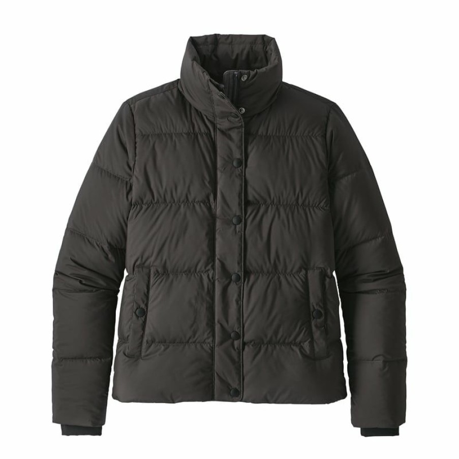 Apparel * | Patagonia Silent Down Jacket Women'S Black/Blk