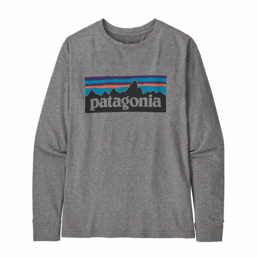 Apparel * | Patagonia Regenerative Organic Cotton Graphic Long Sleeve Tee Boy'S