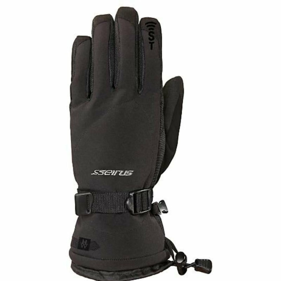 Apparel * | Seirus Soundtouch Heatwave Zenith Glove Men'S Black