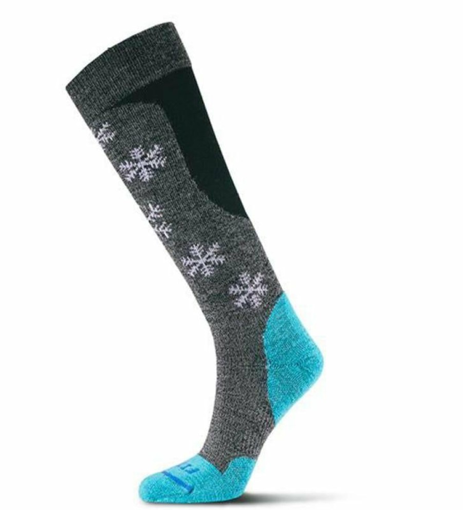 Footwear * | Fits Light Ski Otc Sock Snowflakes Unisex