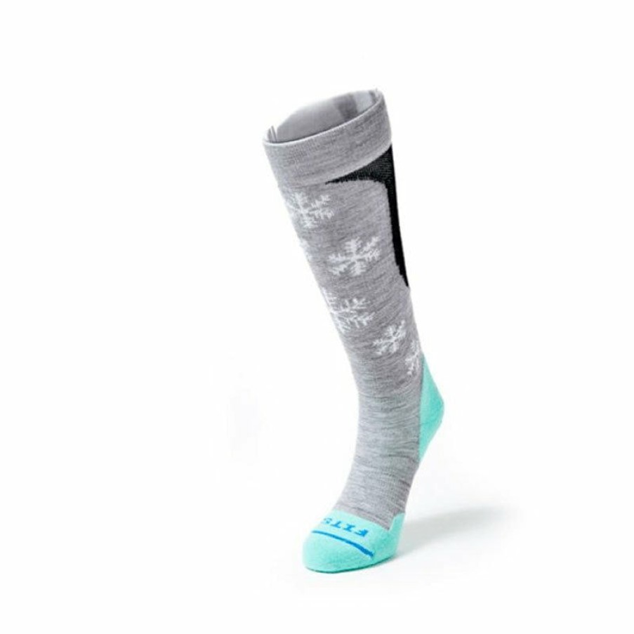 Footwear * | Fits Light Ski Otc Sock Snowflakes Unisex