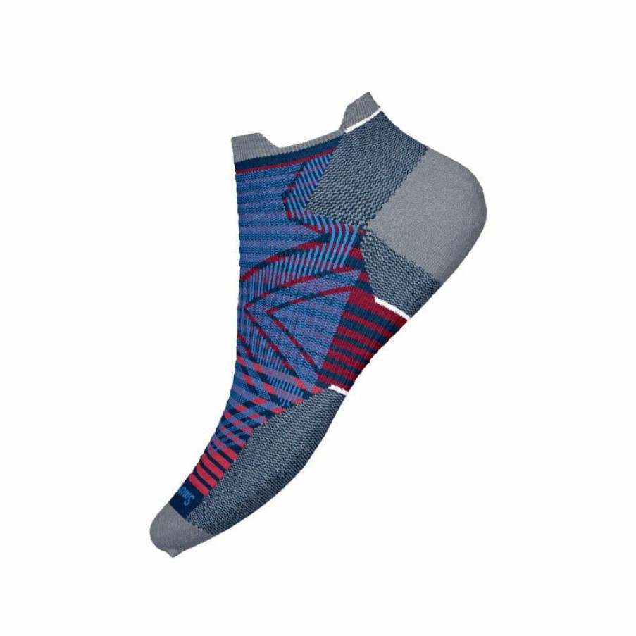 Accessories * | Smartwool Run Zero Cushion Low Ankle Pattern Socks