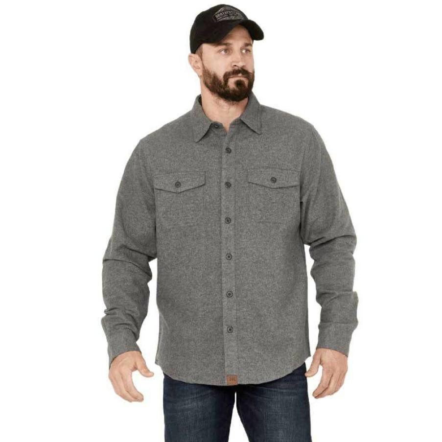 Apparel * | Dkota Grizzly Major Chamois L/S Shirt- Men'S