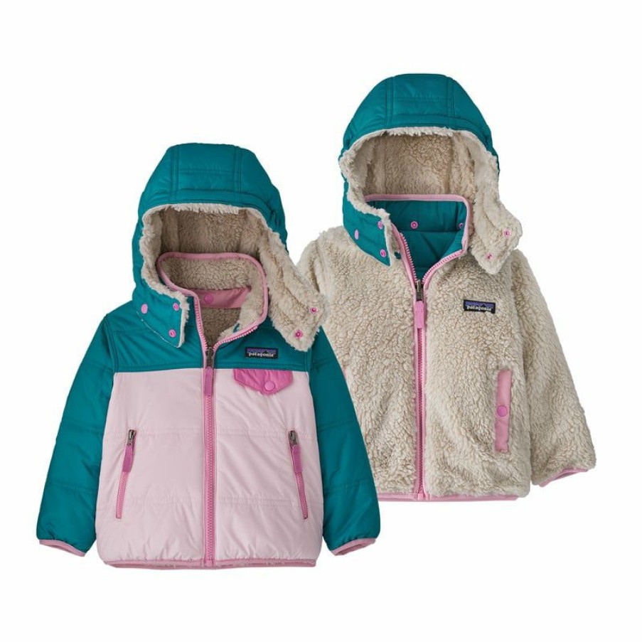 Apparel * | Patagonia Baby Reversible Tribbles Hoody Boy'S