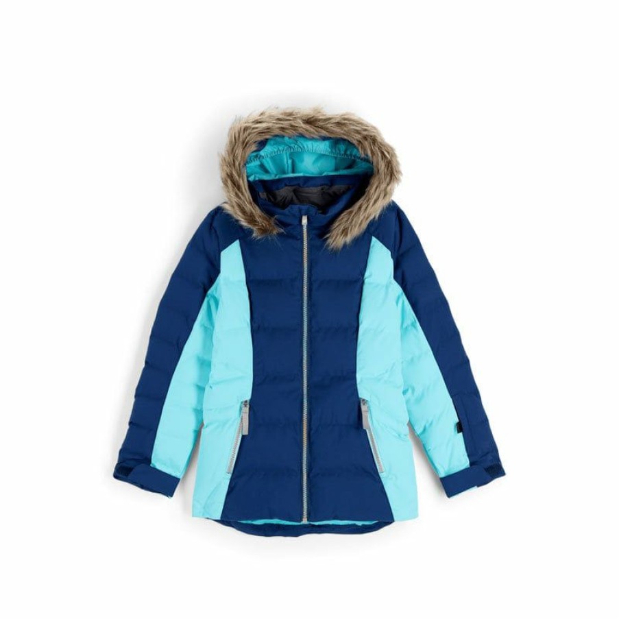 Apparel * | Spyder Atlas Synthetic Jacket Girl'S Abyss/416