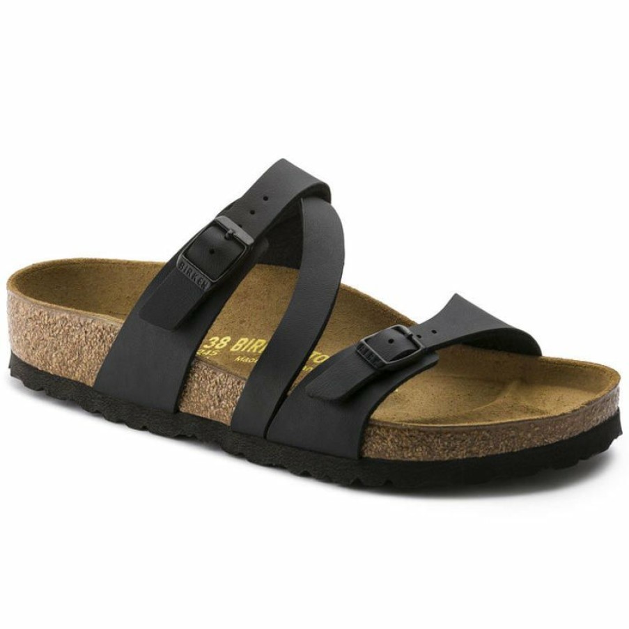 Footwear * | Birkenstock Salina Birki-Flor Women'S Black