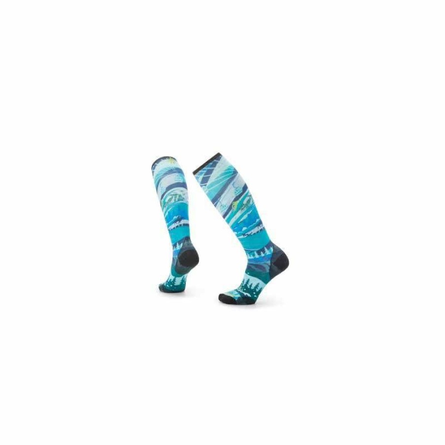 Footwear * | Smartwool Ski Zero Cushion Skication Print Otc Sock Women'S