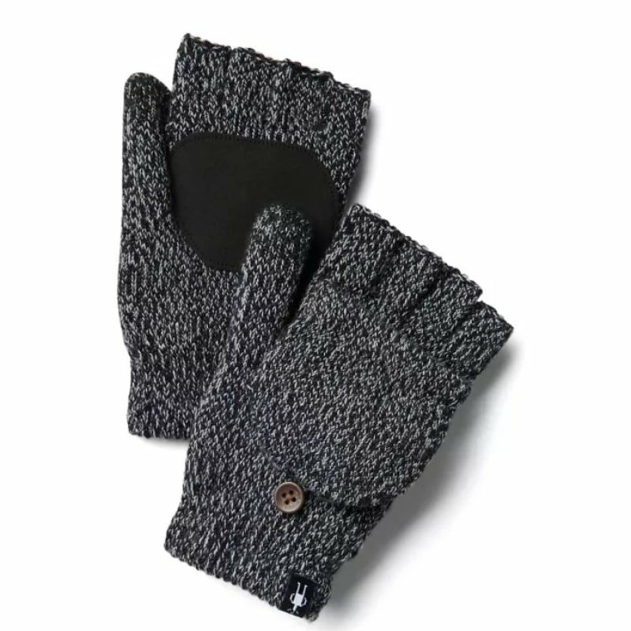 Apparel * | Smartwool Cozy Grip Flip Mitt Black/001